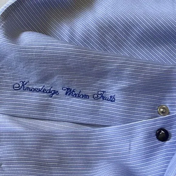 Mens Robert‎ Graham 43/ 17 Striped Button Down Long Sleeve Dress Shirt - Picture 3 of 7